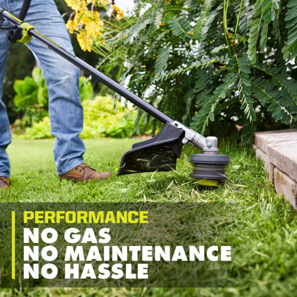 40V 15 In. Expand-It Cordless Battery Attachment Capable String Trimmer with 4.0 Ah Battery and Charger