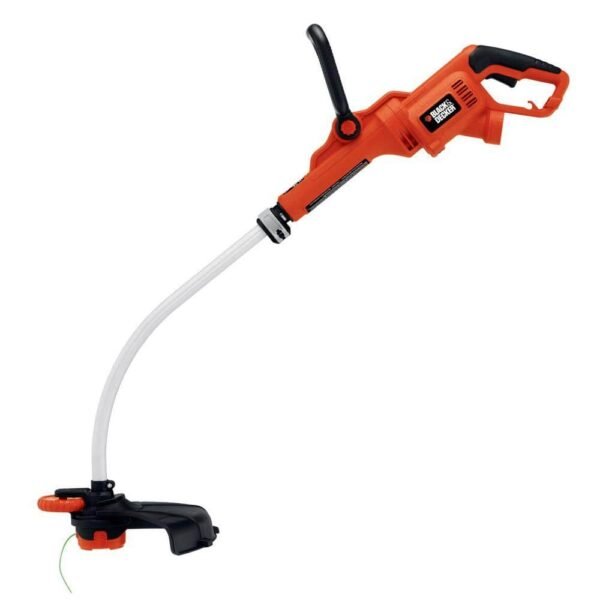 14 In. 7.5 AMP Corded Electric Curved Shaft 0.080 In. Single Line 2-In-1 String Trimmer & Lawn Edger with Automatic Feed