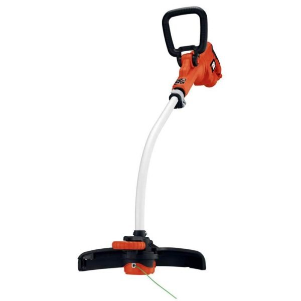 14 In. 7.5 AMP Corded Electric Curved Shaft 0.080 In. Single Line 2-In-1 String Trimmer & Lawn Edger with Automatic Feed