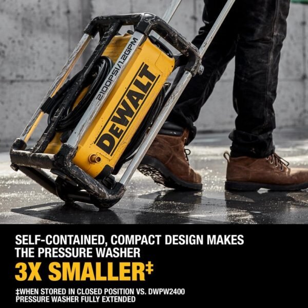 2100 PSI 1.2 GPM 13 Amp Cold Water Electric Pressure Washer with Internal Equipment Storage