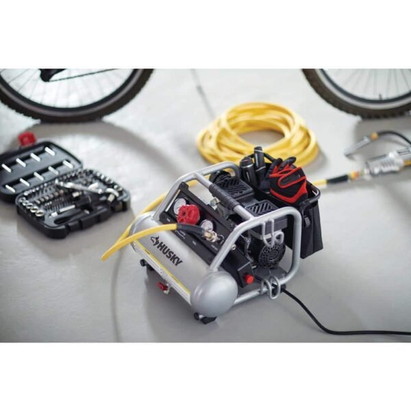 1 Gal. 135 PSI Portable Electric Quiet Air Compressor