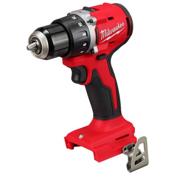 M18 18V Lithium-Ion Brushless Cordless 1/2 In. Compact Drill/Driver with One 2.0 Ah Battery, Charger and Tool Bag