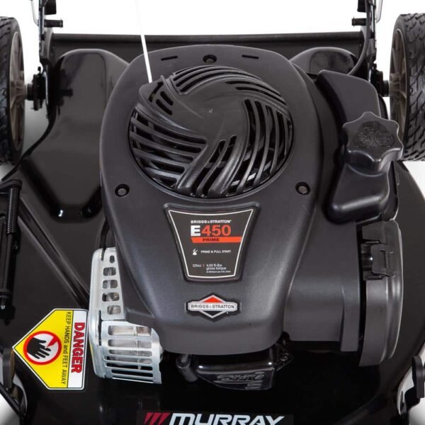 20 In. 125 Cc Briggs & Stratton Walk behind Gas Push Lawn Mower with 4 Wheel Height Adjustment and Prime ‘N Pull Start