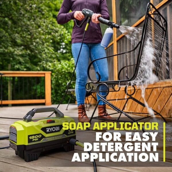 1800 PSI 1.2 GPM Cold Water Corded Electric Pressure Washer