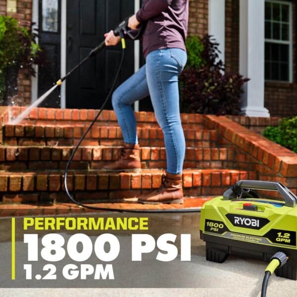 1800 PSI 1.2 GPM Cold Water Corded Electric Pressure Washer
